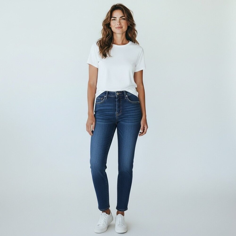 Silver Jeans Boyfriend Fit Ankle Size 30 Embroidered Back Pockets